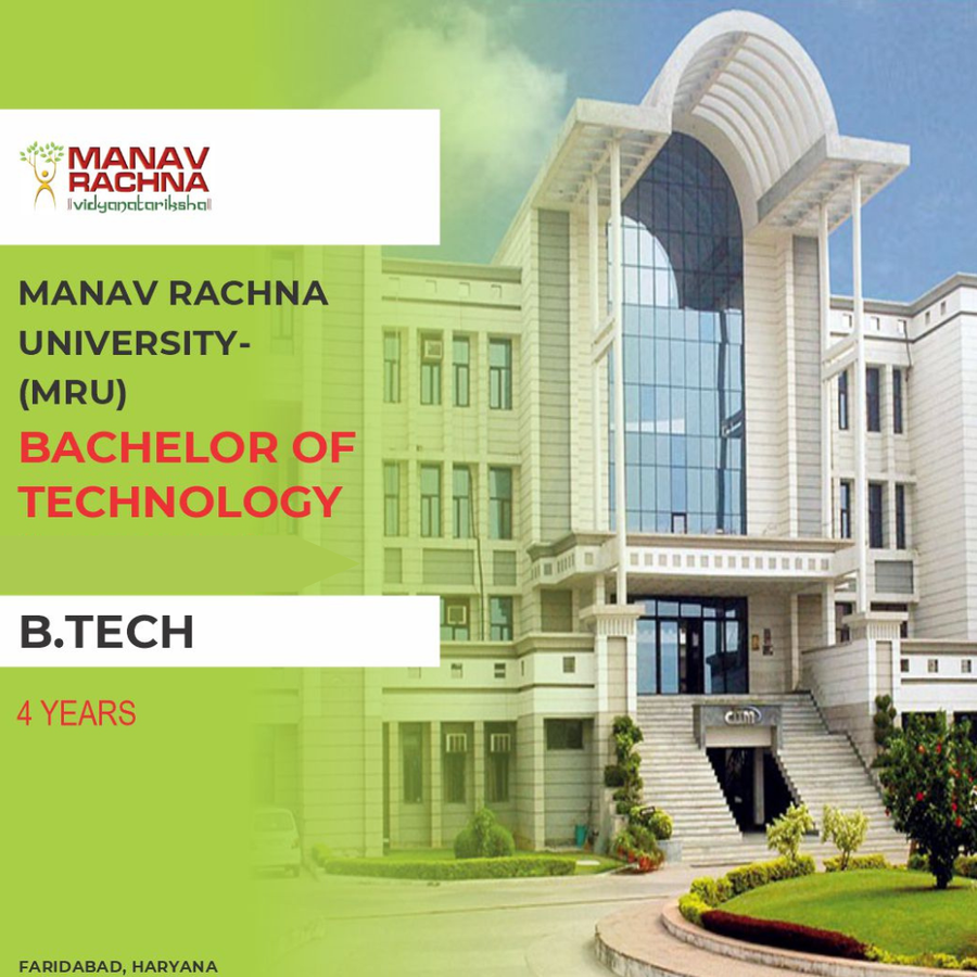 BACHELOR OF TECHNOLOGY [B.TECH]  (ECE) at Manav Rachna University , Faridabad